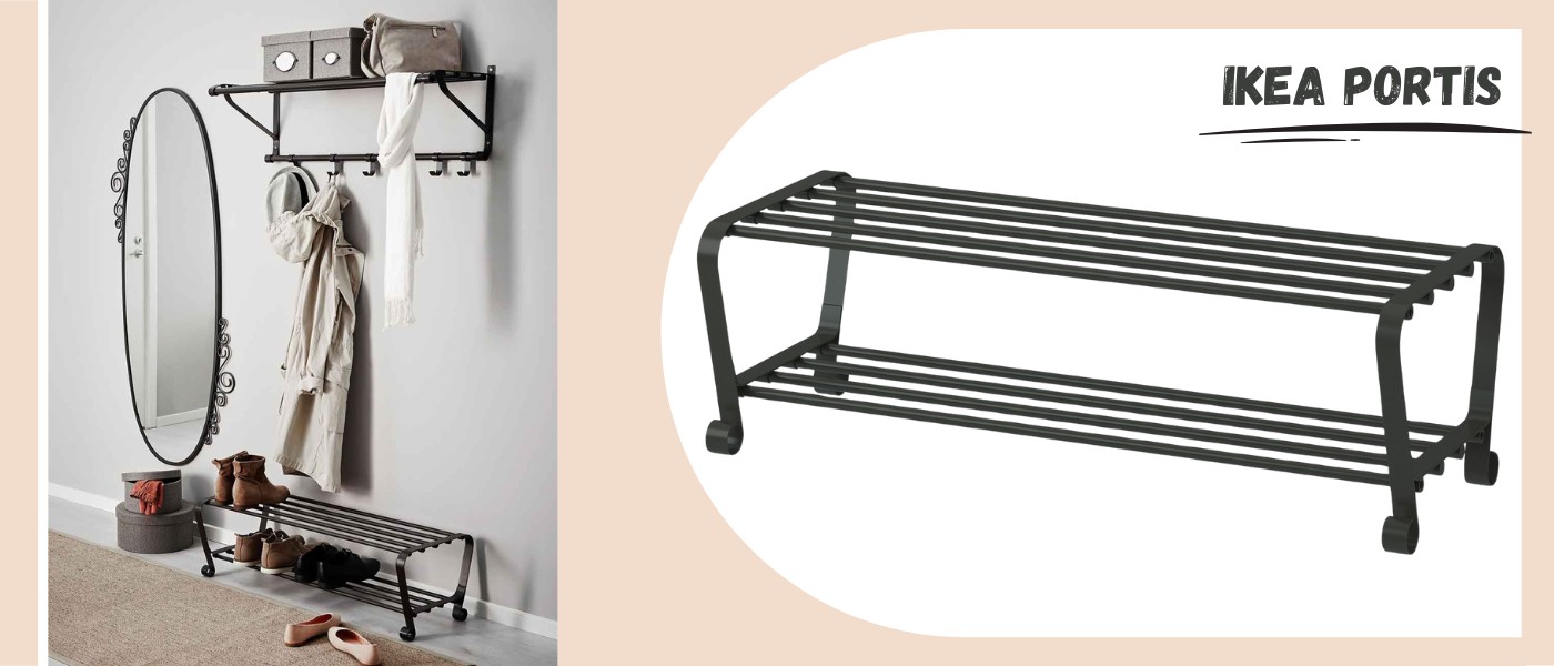 جا کفشی ایکیا مدل IKEA PORTIS